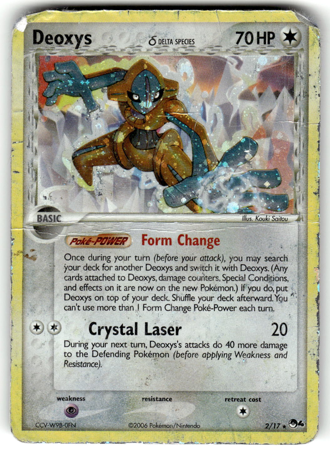 POP Series 4 #002/017 Deoxys (Delta Species)