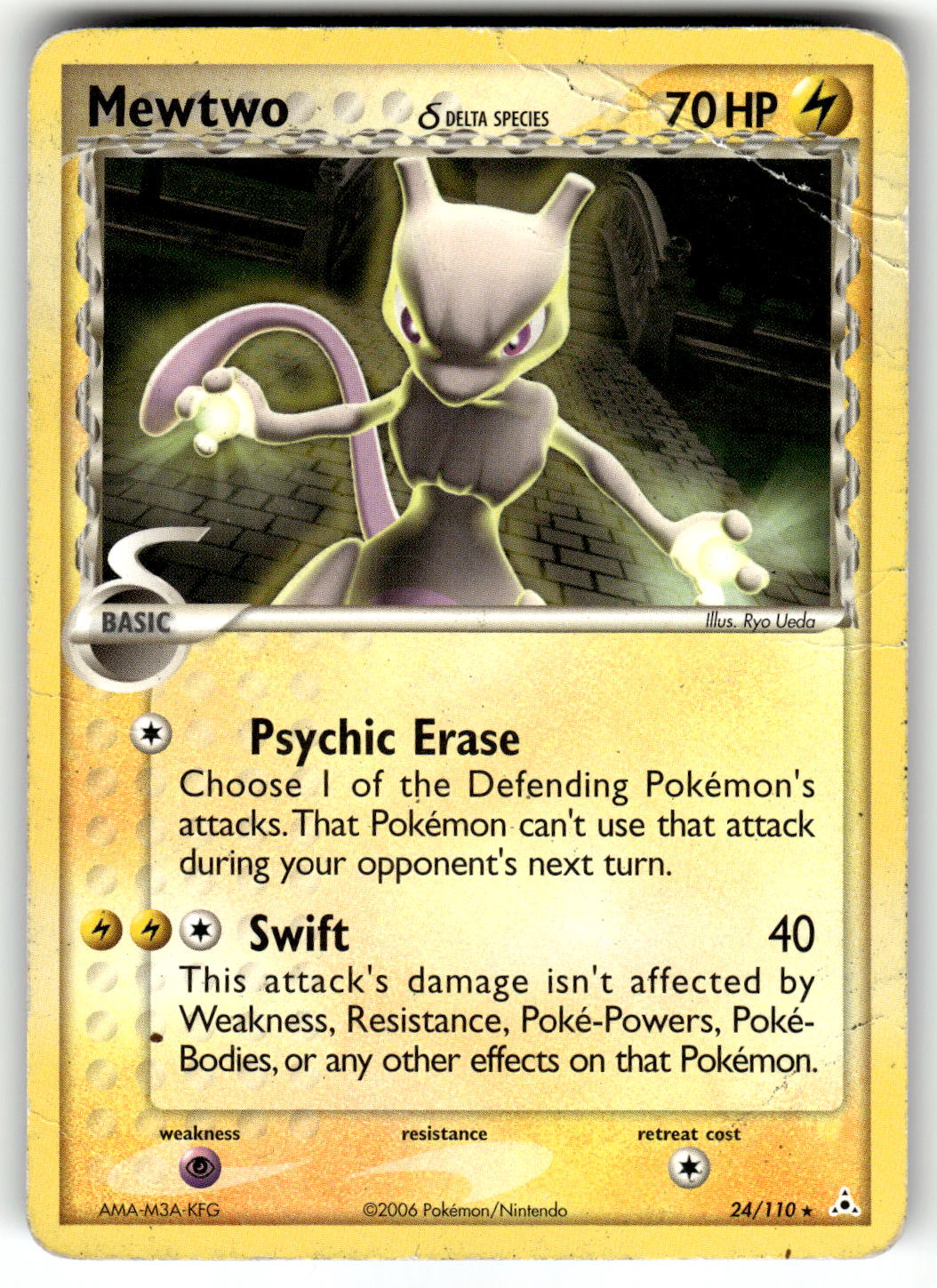 Holon Phantoms #24/110 Mewtwo (Delta Species)