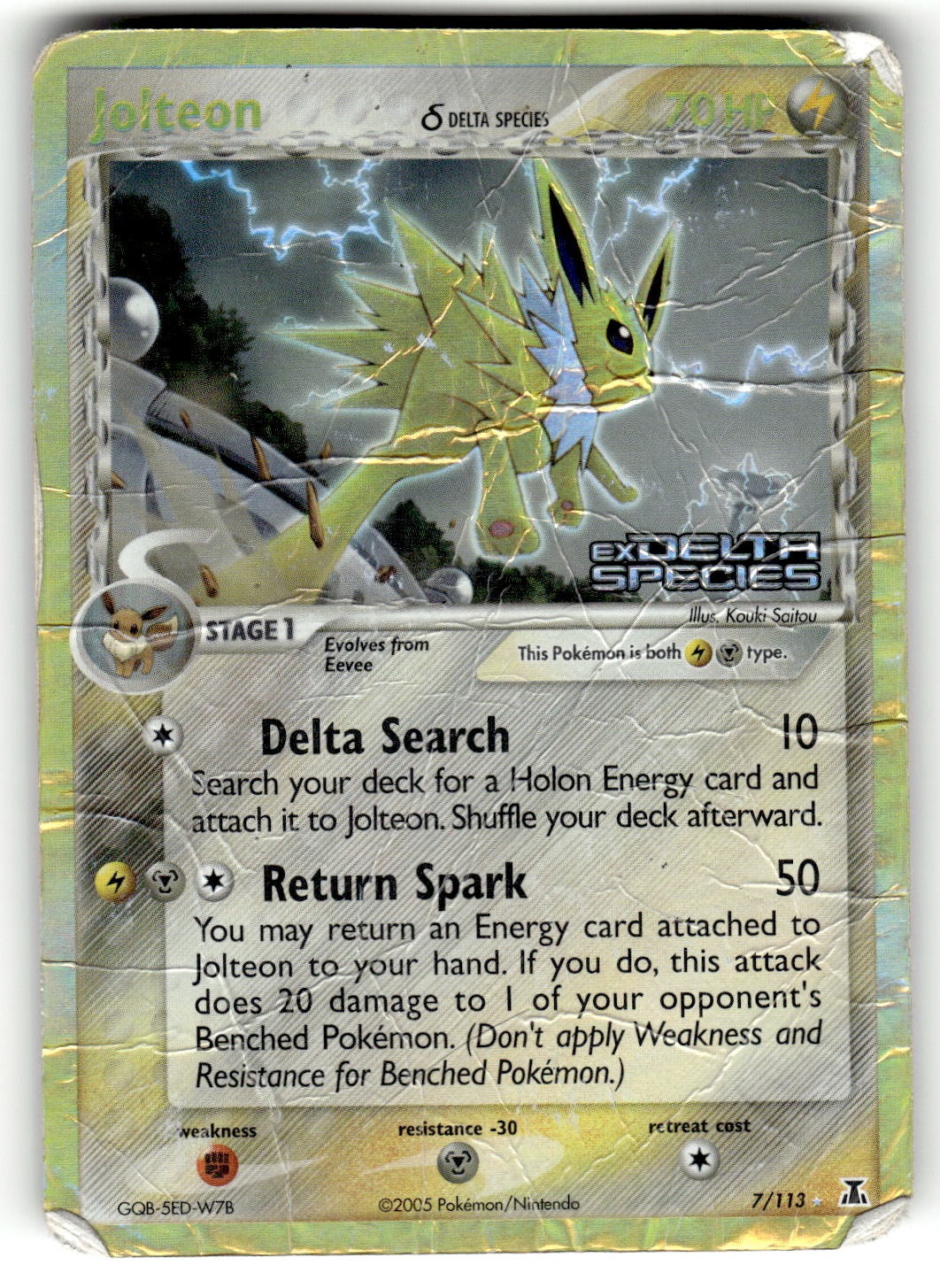 Delta Species #7/113 Jolteon (Delta Species)