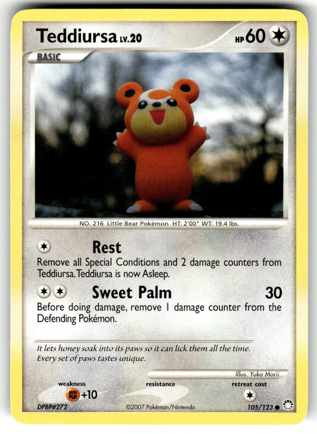 Mysterious Treasures #105/123 Teddiursa