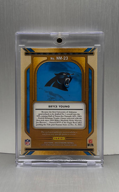 2023 panini Gold Standard Newly Minted #NM-23 Bryce young /399 Patch Rookie Card