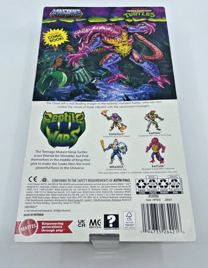 2024 - MOTU Origins Turtles of Grayskull RATTLOR Mutated Snake Men Creature TMNT