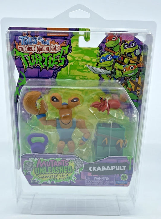 TMNT Mutants Unleashed Crabapult Figure 2024 with Figure Protector