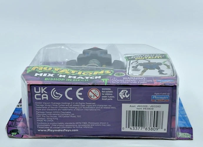 TMNT Mutations Mix 'N Match Bishop Mech Figure with Figure Protector