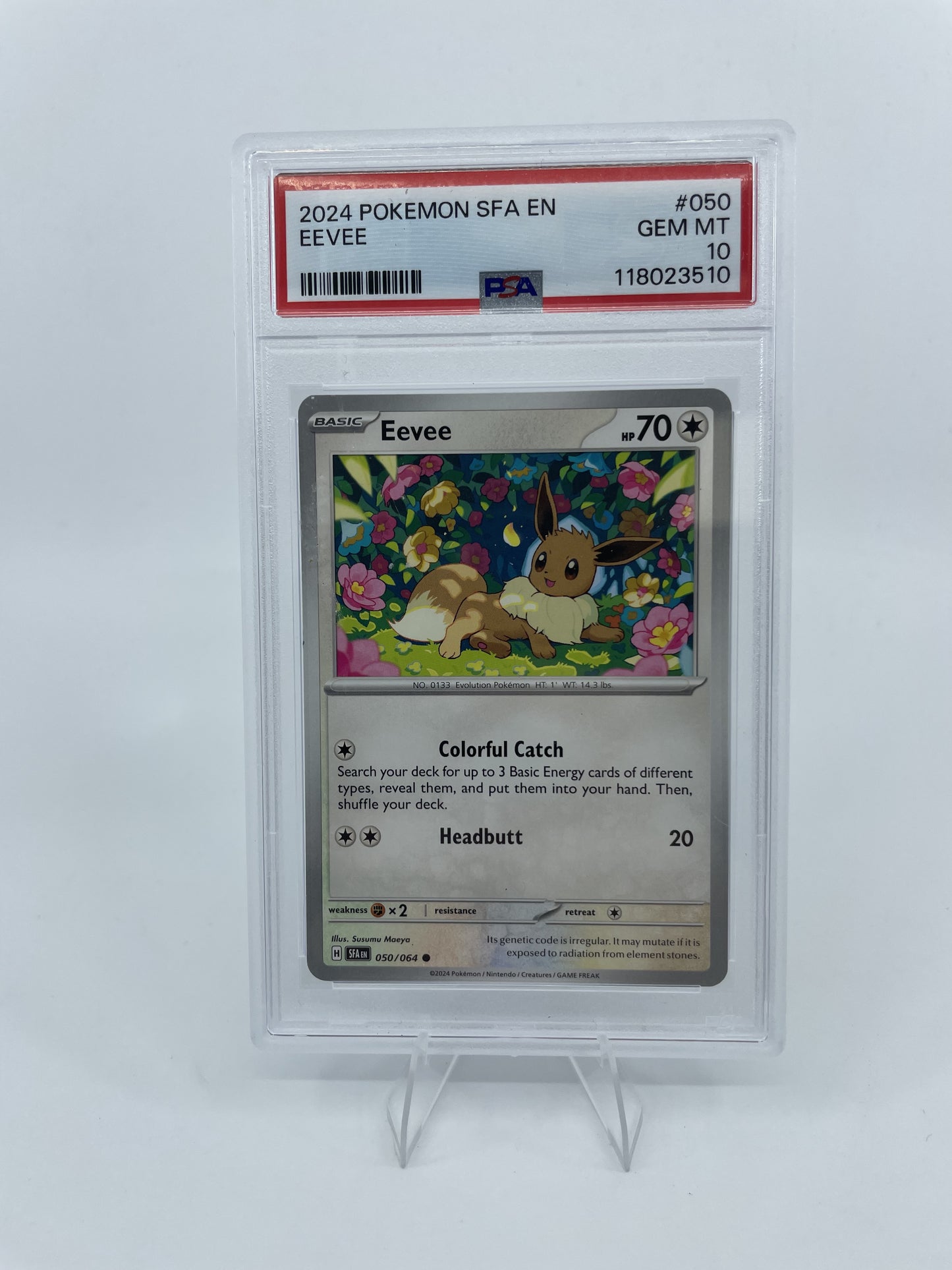 SV: Shrouded Fable #050/064 Eevee PSA 10
