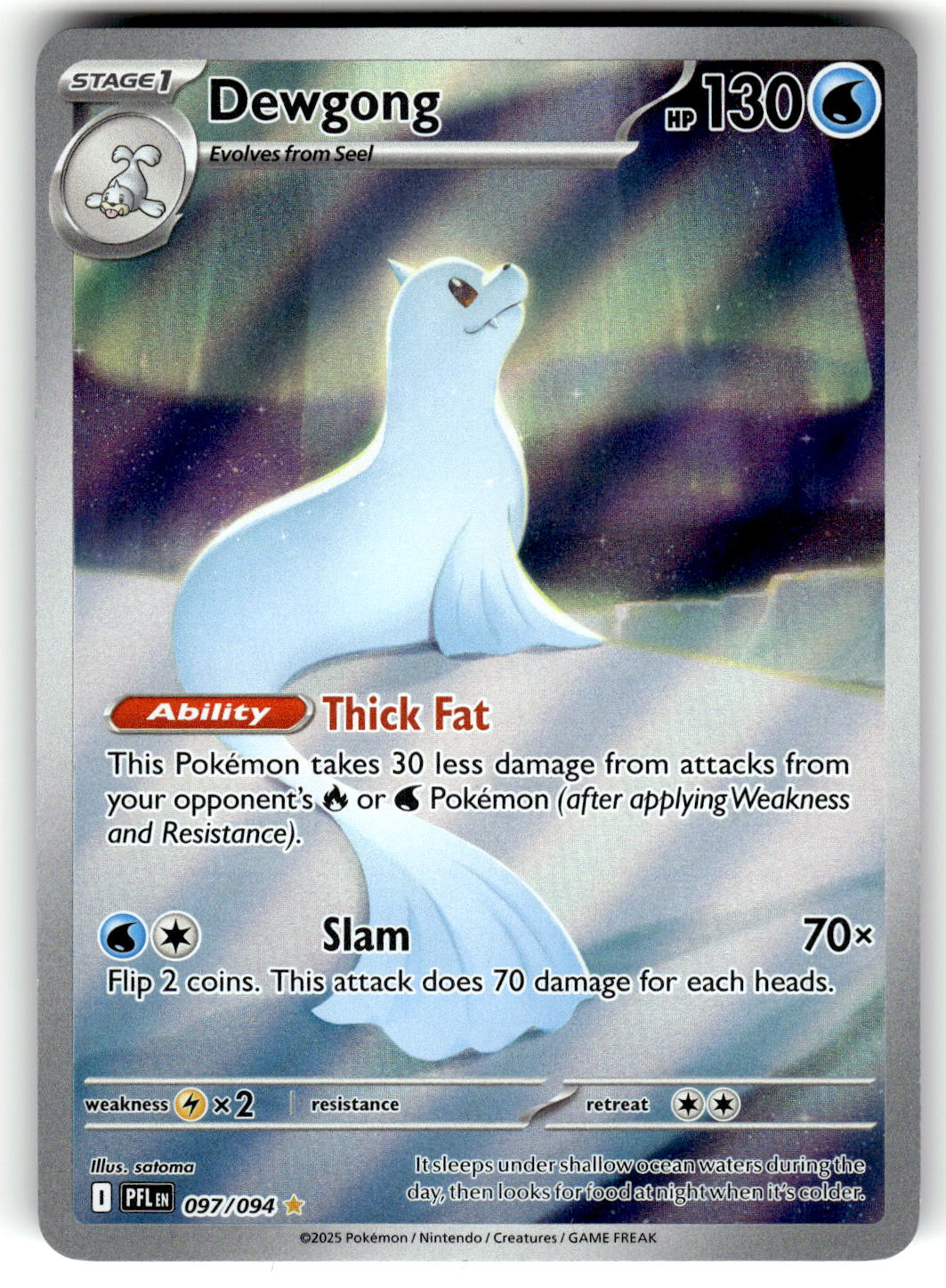 ME02: Phantasmal Flames #097/094 Dewgong