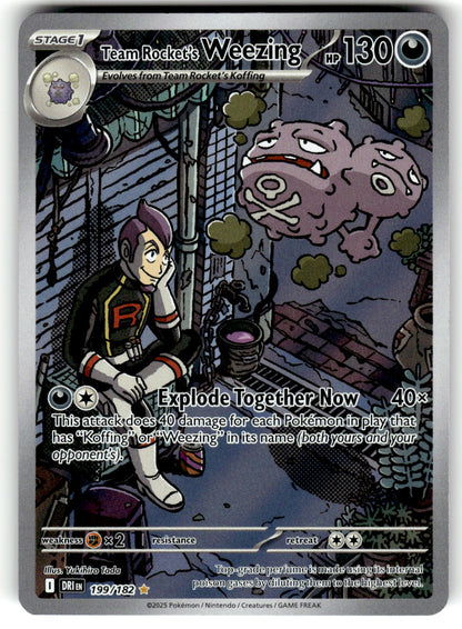 SV10: Destined Rivals #199/182 Team Rocket's Weezing