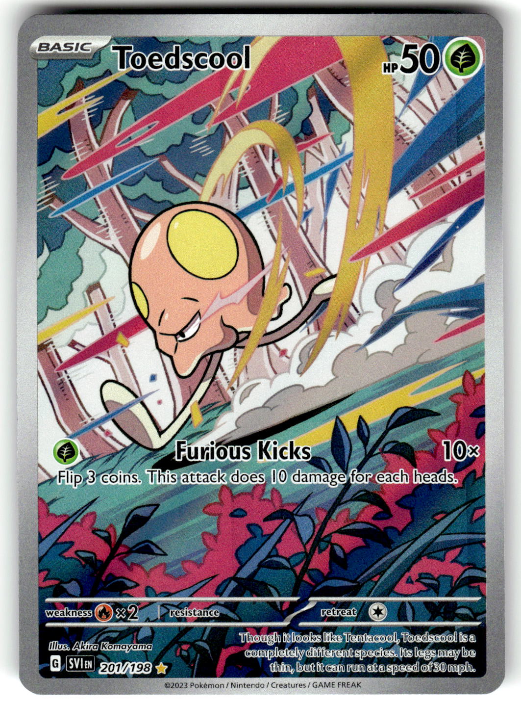 SV01: Scarlet & Violet Base Set #201/198 Toedscool