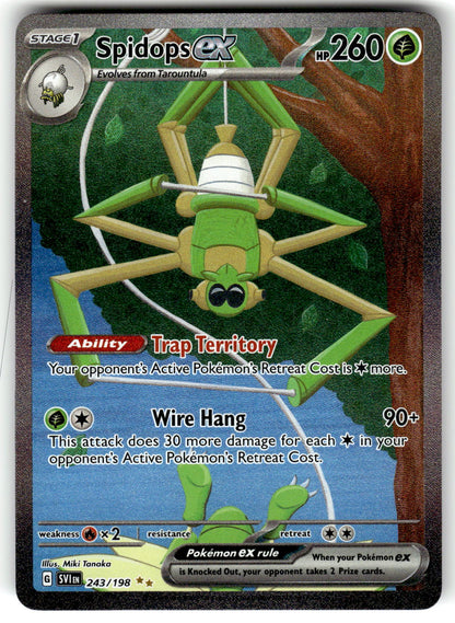 SV01: Scarlet & Violet Base Set #243/198 Spidops ex