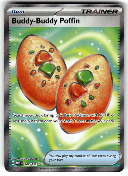 ME01: Mega Evolution #167/132 Buddy-Buddy Poffin