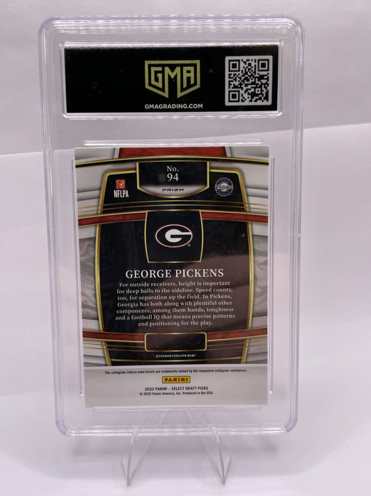 2022 Panini Select Draft Picks #94 George Pickens GMA 10