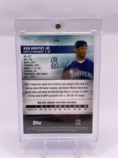 2024 Stadium Club #270 Ken Griffey Jr. Pink Foil R/hand low