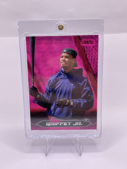 2024 Stadium Club #270 Ken Griffey Jr. Pink Foil R/hand low