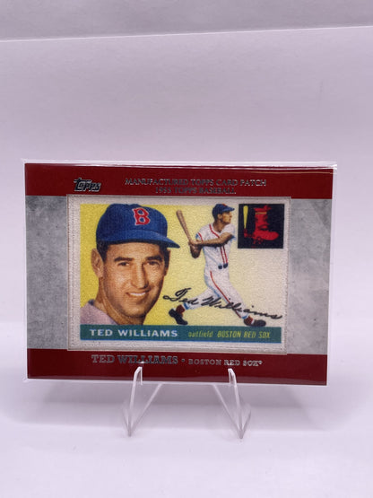 2013 Topps #MCP-8 Ted Williams Manufactured Topps Card Patch