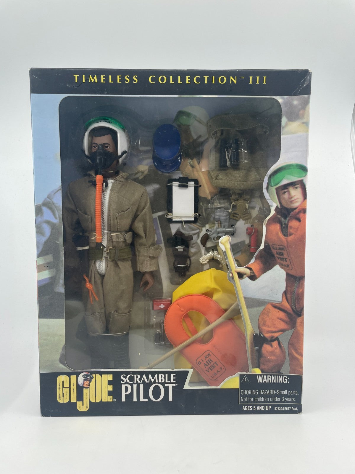 Hasbro 2000 GI Joe Timeless Collection III: Scramble Pilot (Black) - NIB
