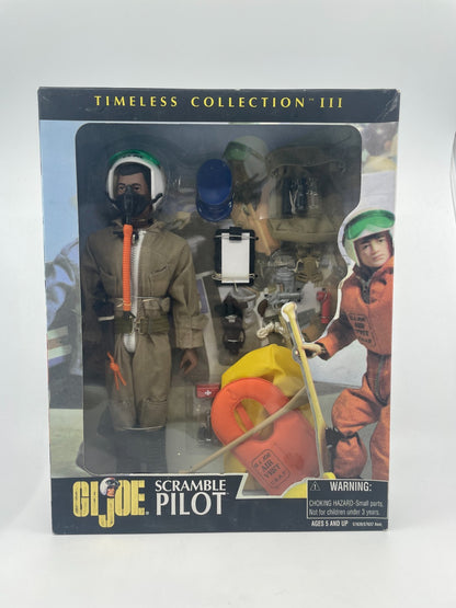 Hasbro 2000 GI Joe Timeless Collection III: Scramble Pilot (Black) - NIB