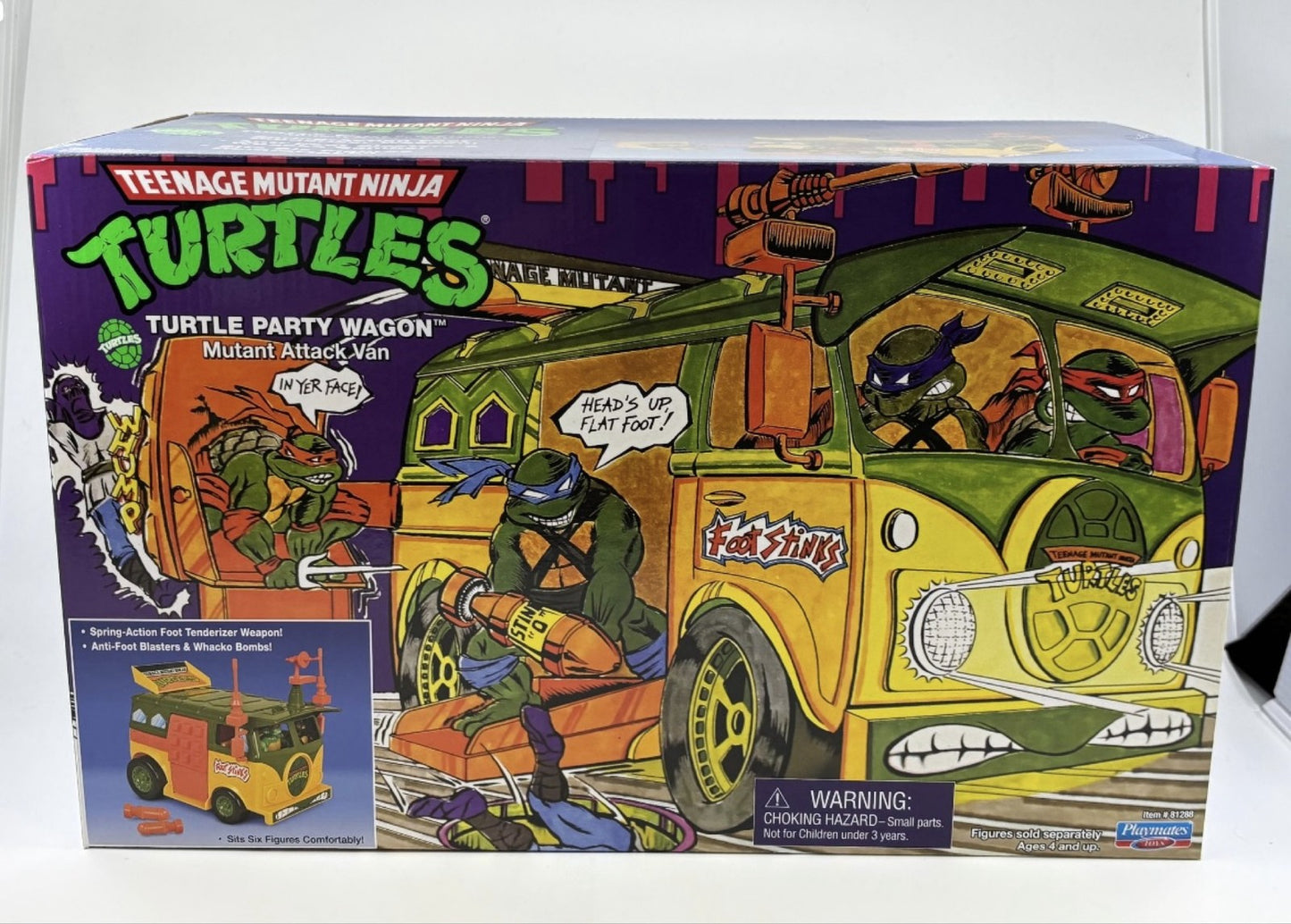 TMNT Turtle Party Wagon Mutant Attack Van Playmates 2021 Brand New