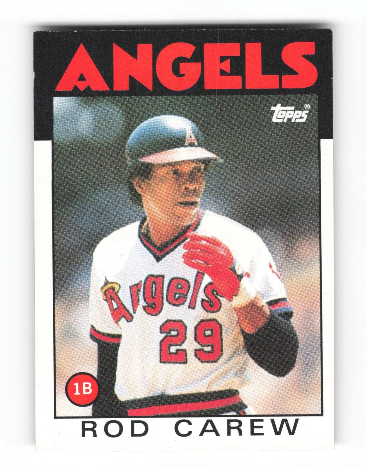 1986 Topps Rod Carew California Angels #400