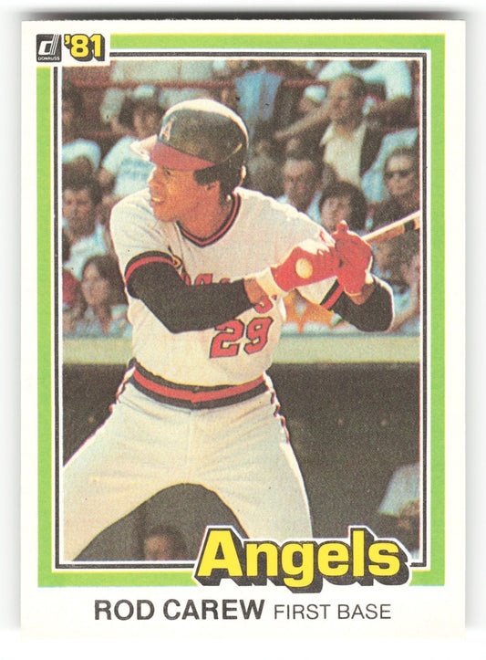 1981 Donruss Rod Carew California Angels #49