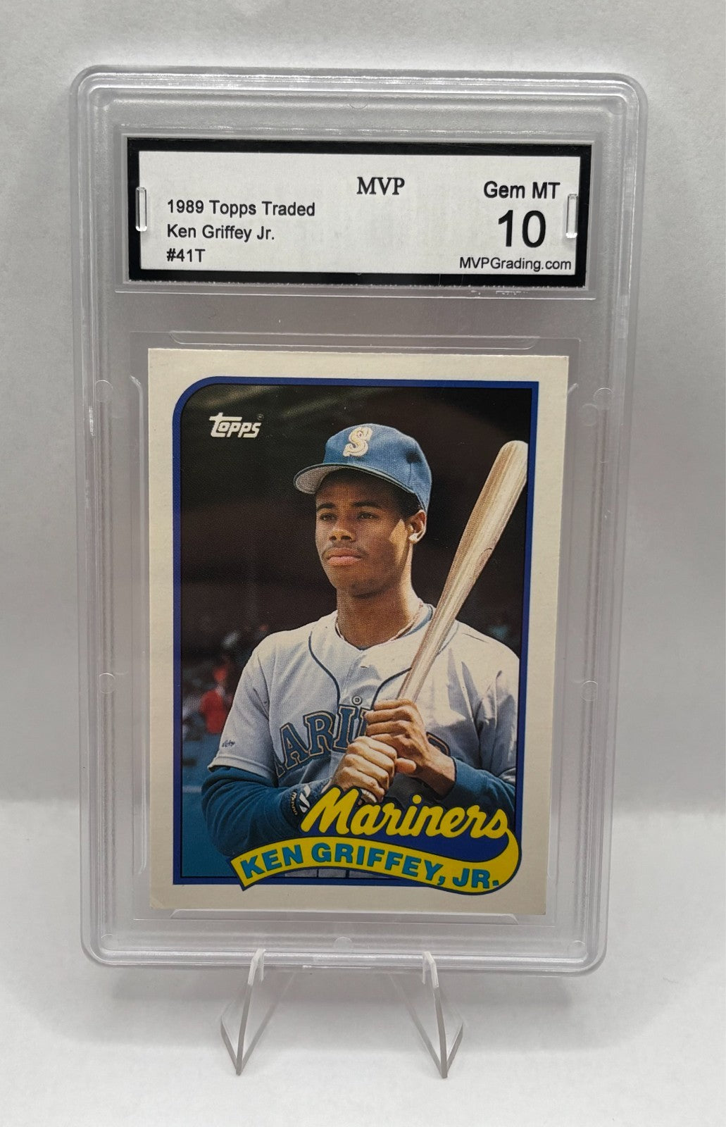1989 Topps Traded - Ken Griffey Jr #41T (RC) MVP 10