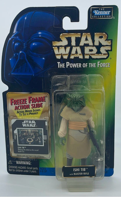 1997 - Star Wars Power of the Force - Ishi Tib Freeze Frame - Kenner Figure