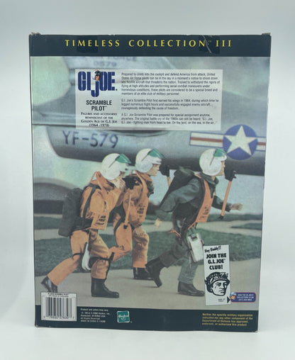 Hasbro 2000 GI Joe Timeless Collection III: Scramble Pilot (Black) - NIB