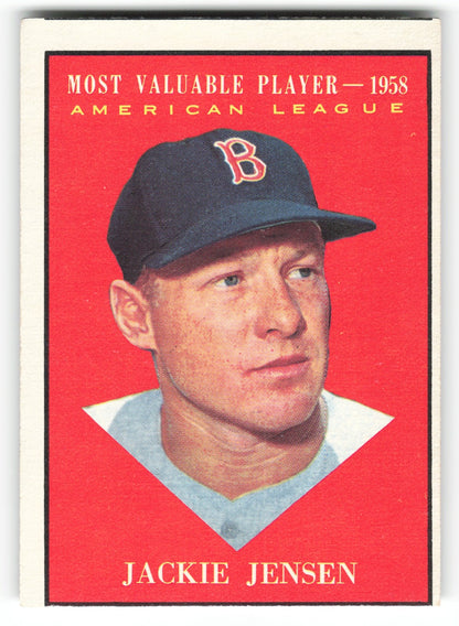 1958 Topps Jackie Jensen Boston Red Sox #476