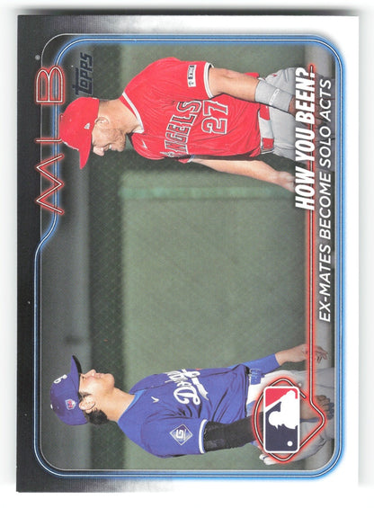 2024 Topps Veteran Combos: Shohei Ohtani / Mike Trout US76