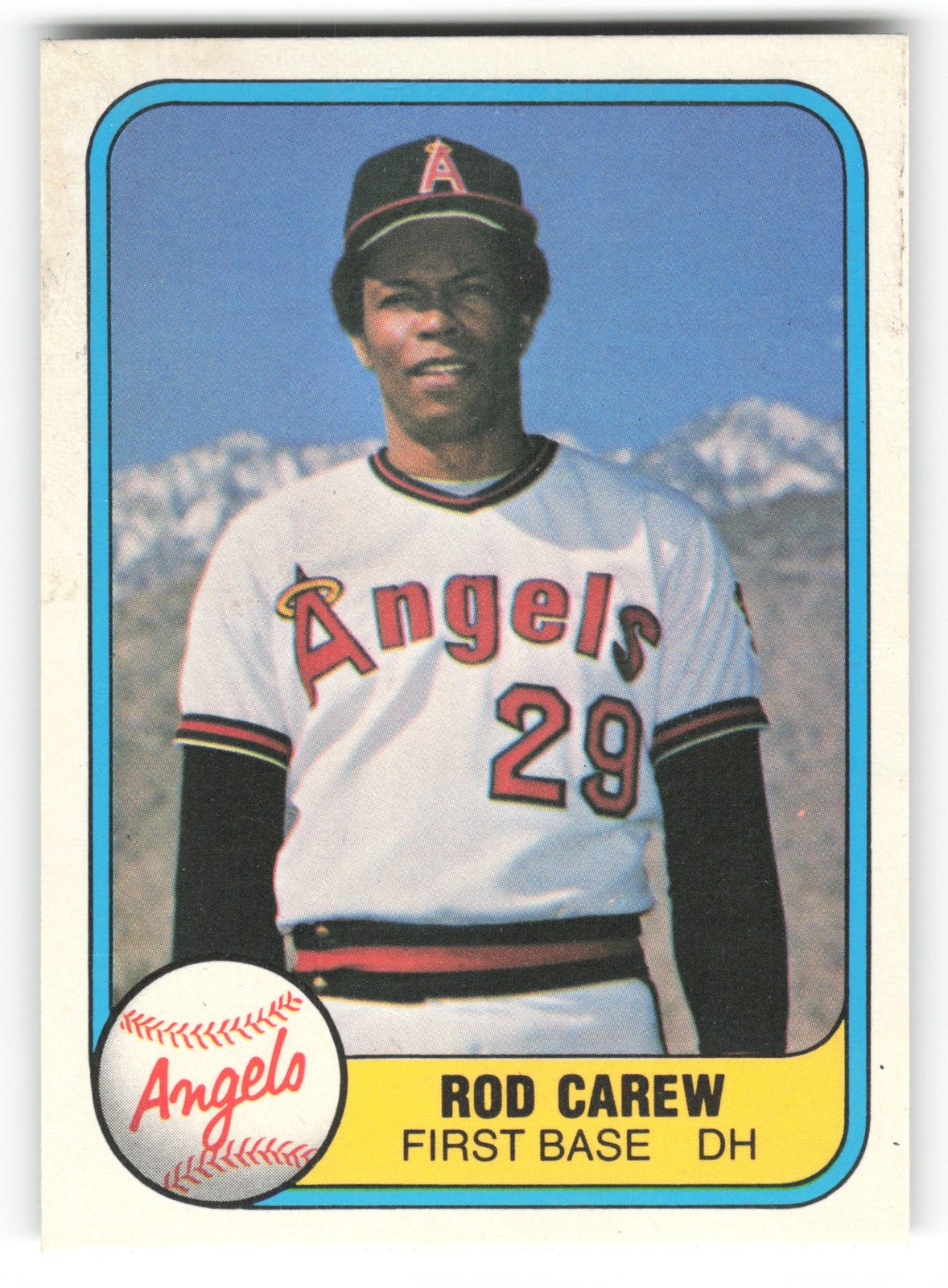 1981 Fleer Rod Carew California Angels #268