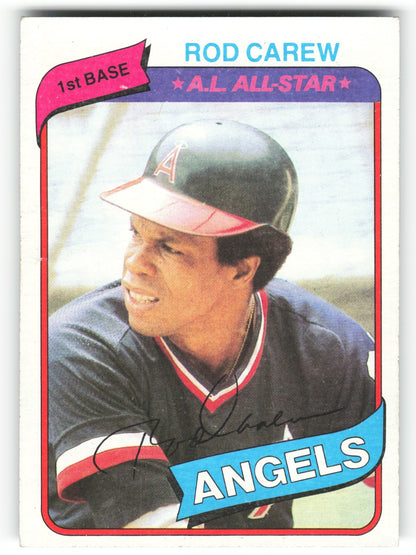 1980 Topps Rod Carew California Angels #700