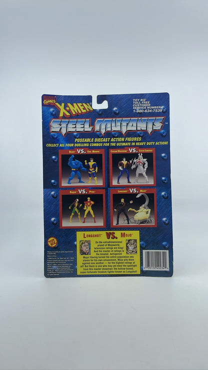 X-Men Steel Mutants Longshot Mojo 1994 Toy Biz Die-Cast Figure