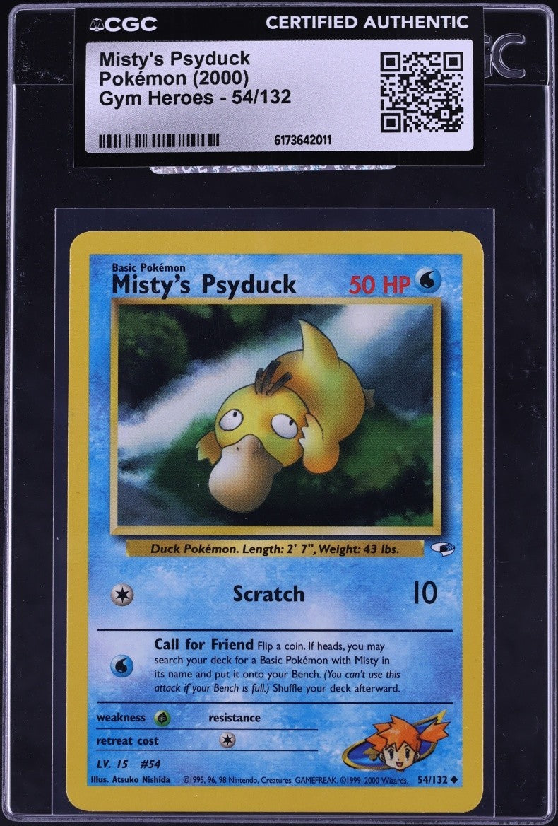 Misty's Psyduck 054/132 Gym Heroes Regular