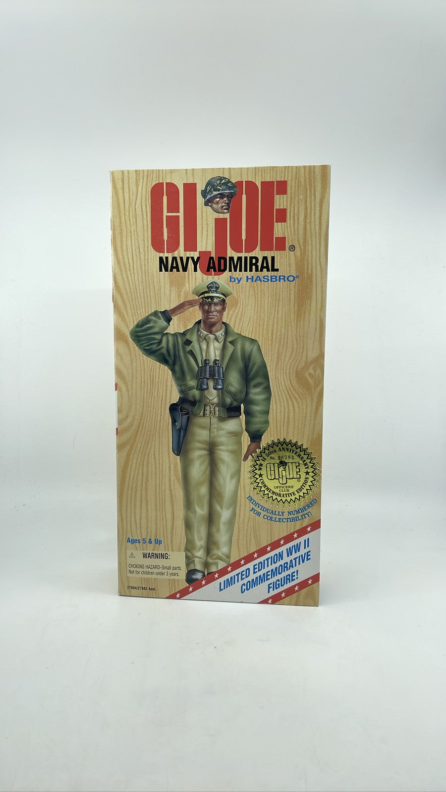 1996 GI Joe Navy Admiral 12 inch Action Figure WWII 50th Anniversary