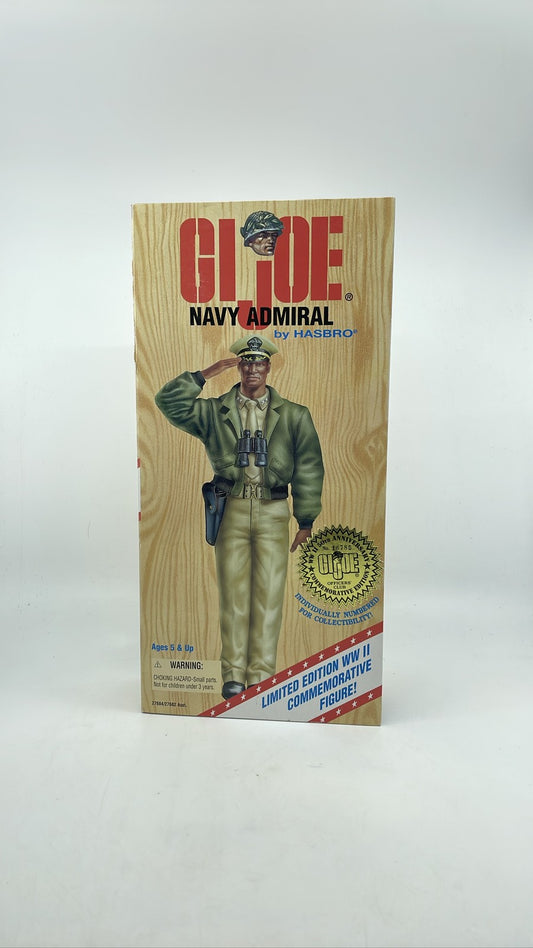 1996 GI Joe Navy Admiral 12 inch Action Figure WWII 50th Anniversary