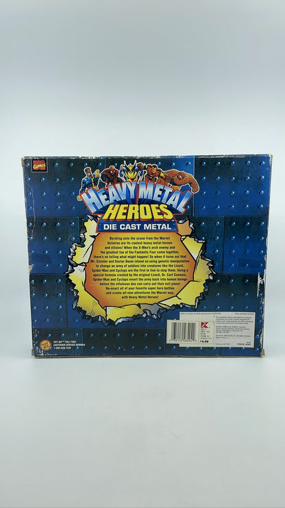 Marvel Heavy Metal Heroes Die Cast 9 Figure Set Toy Biz 1998 Boxed, Random Set