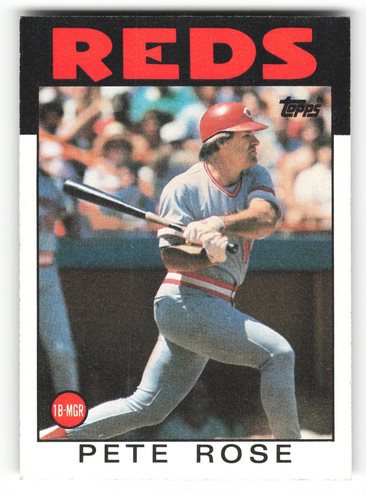 1985 Topps 3-D Baseball Stars Pete Rose Cincinnati Reds #5