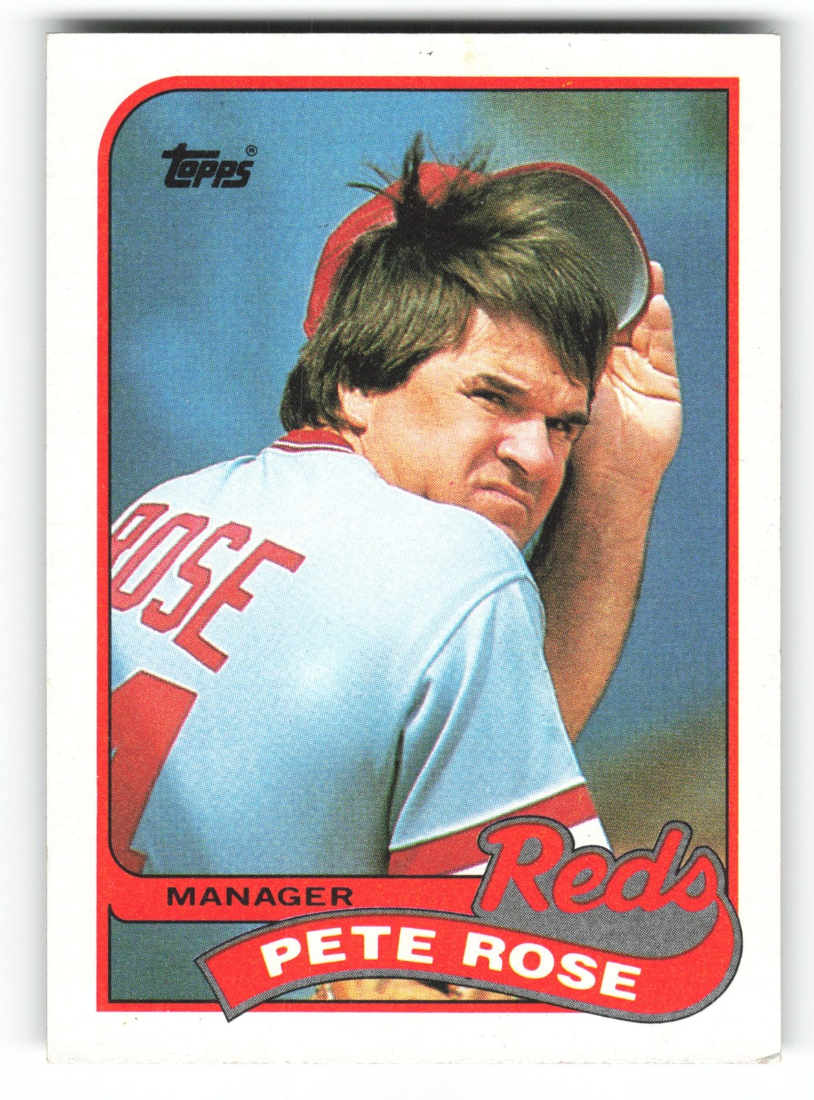 1989 Topps Pete Rose Cincinnati Reds #505