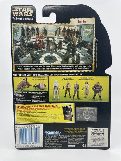 1997 - Star Wars Power of the Force - Ishi Tib Freeze Frame - Kenner Figure
