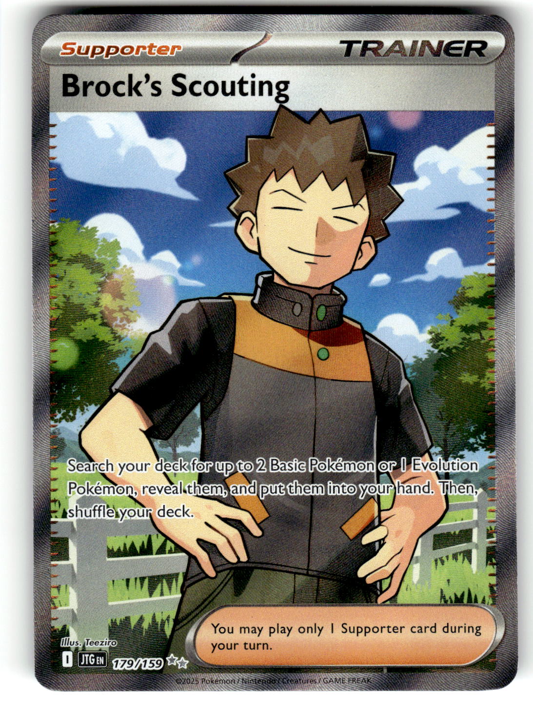SV09: Journey Together #179/159 Brock's Scouting