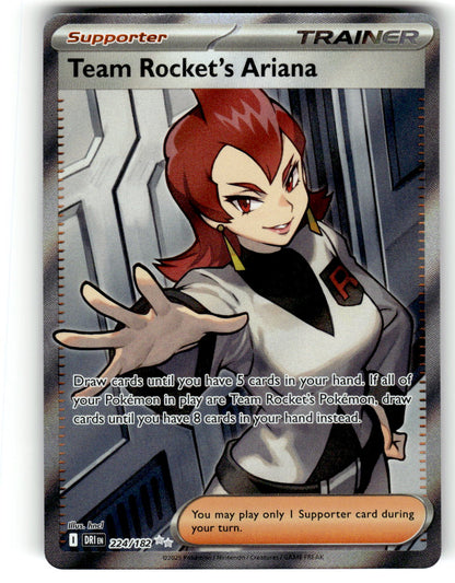 SV10: Destined Rivals #224/182 Team Rocket's Ariana