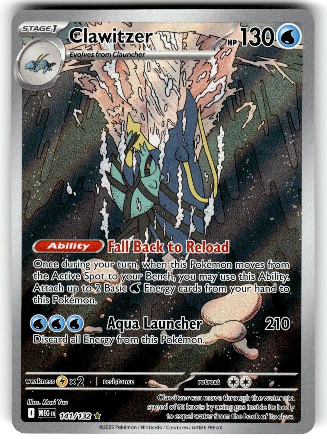 ME01: Mega Evolution #141/132 Clawitzer