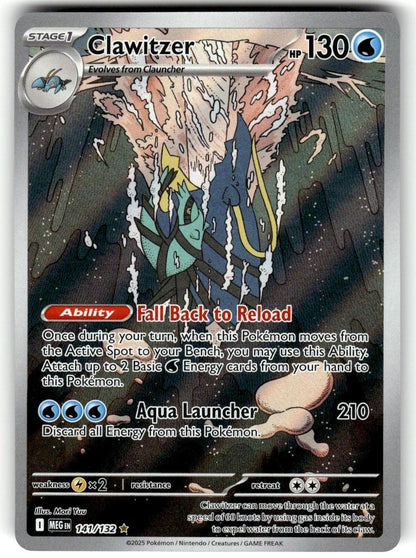 ME01: Mega Evolution #141/132 Clawitzer