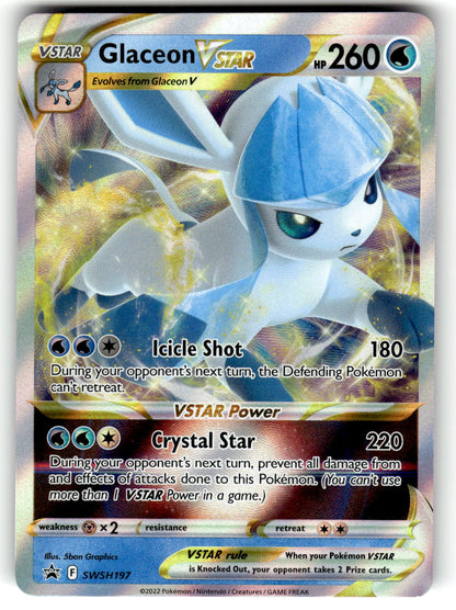 SWSH: Sword & Shield Promo Cards #SWSH197 Glaceon VSTAR