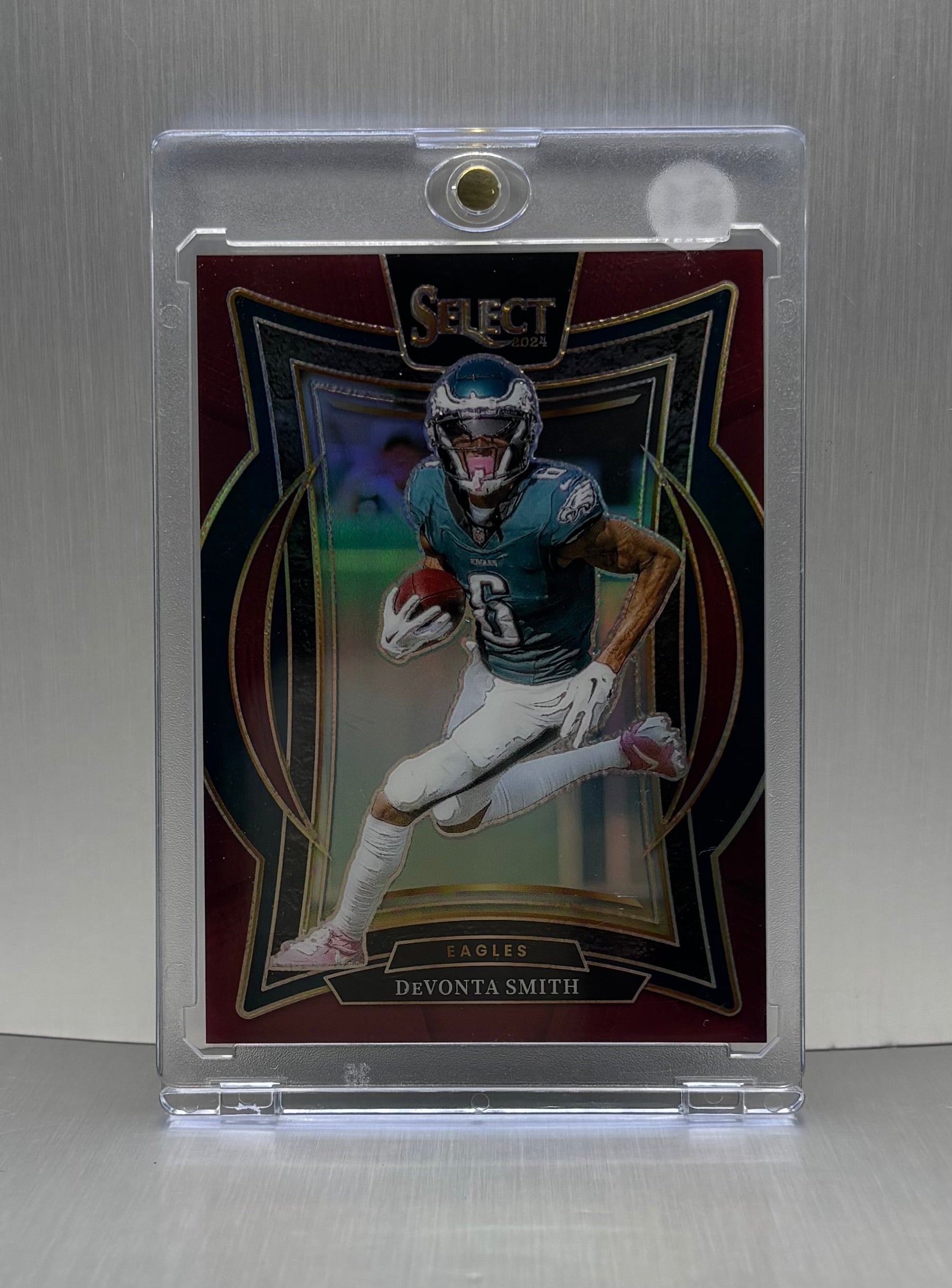 2024 Panini Select DeVonta Smith Concourse Maroon Prizm /149