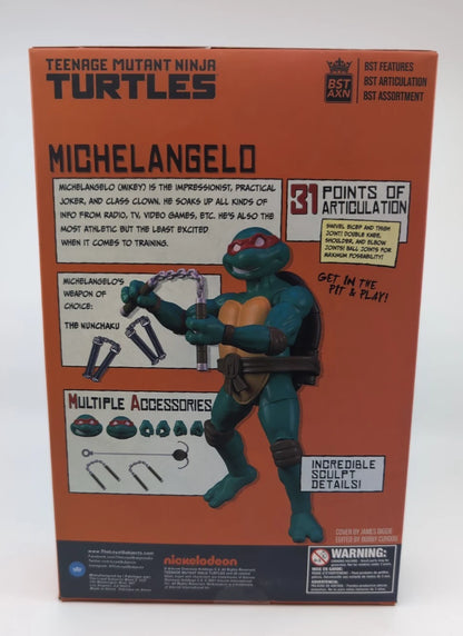Teenage Mutant Ninja Turtles - Michelangelo - Comic Book & Action Figure BST AXN