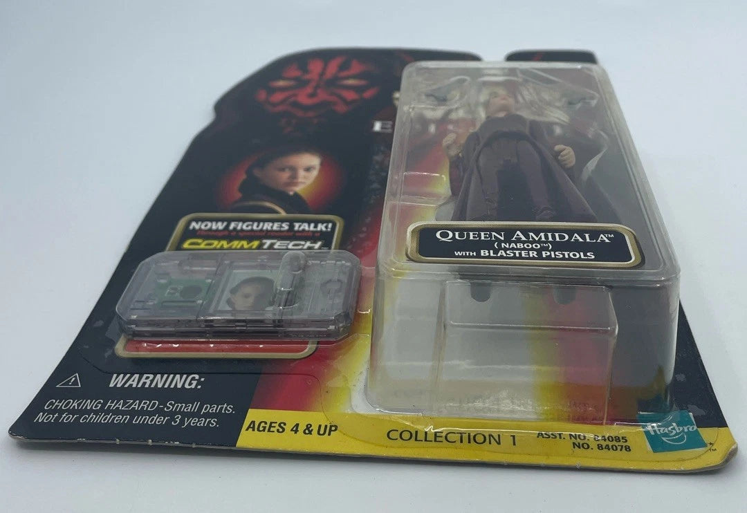 1998 - Star Wars Ep I - Queen Amidala + CommTech Chip - Hasbro Figure