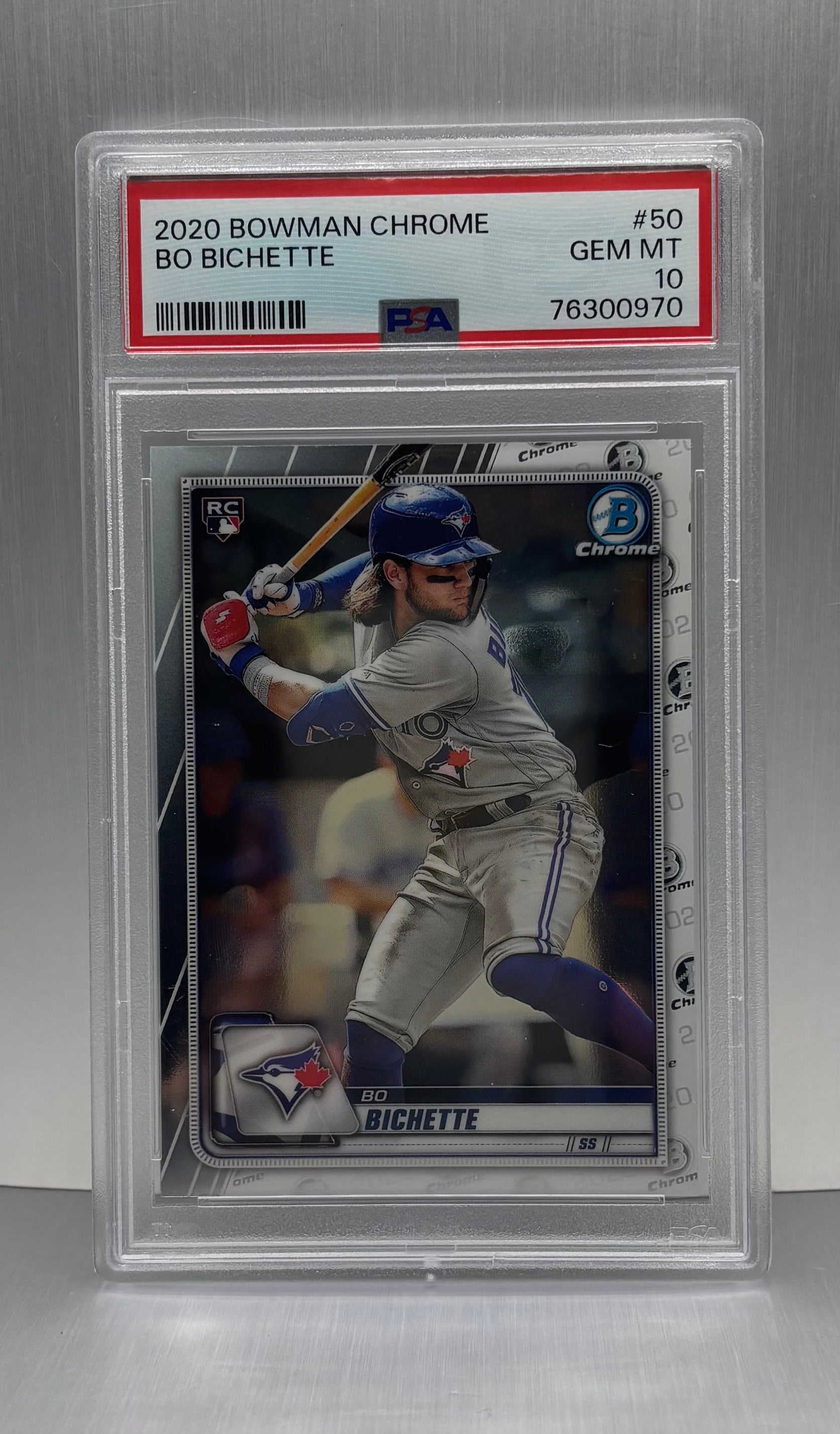 2020 Topps Bowman Chrome Bo Bichette PSA 10