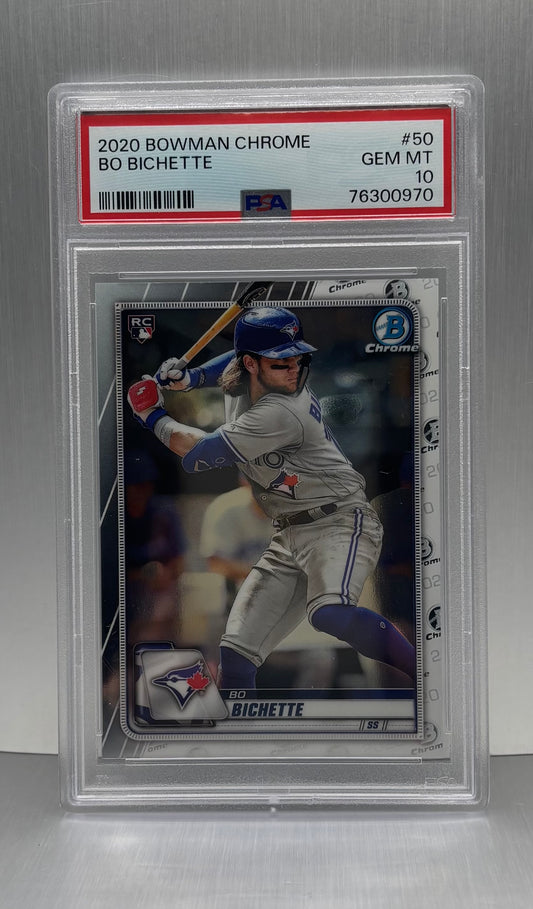 2020 Topps Bowman Chrome Bo Bichette PSA 10