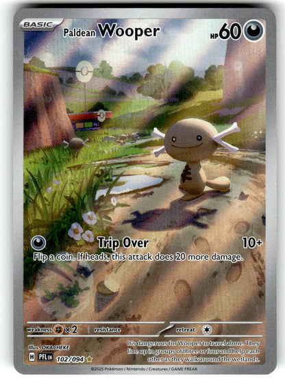 ME02: Phantasmal Flames #102/094 Paldean Wooper