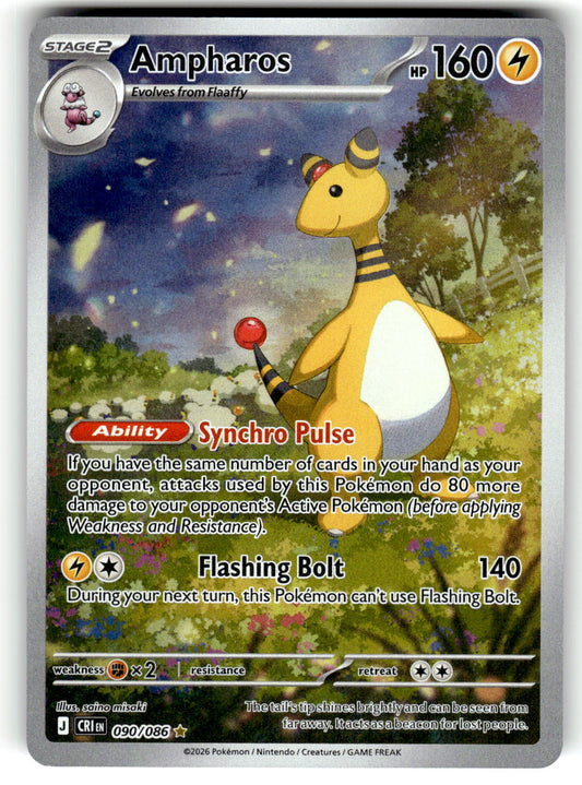 ME04: Chaos Rising #090/086 Ampharos